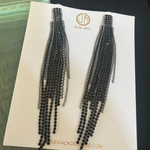 Sparkle Dangle Post Earrings | Jackie Mack x Rachel Zoe | Curateur Box